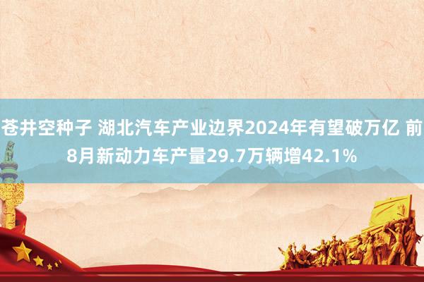 苍井空种子 湖北汽车产业边界2024年有望破万亿 前8月新动力车产量29.7万辆增42.1%