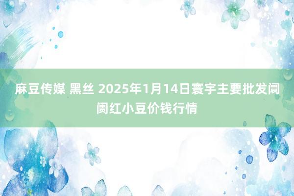 麻豆传媒 黑丝 2025年1月14日寰宇主要批发阛阓红小豆价钱行情